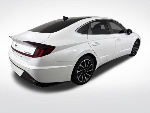 Quartz White 2021 Hyundai SONATA Limited
