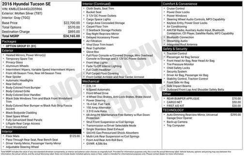 2016 Hyundai TUCSON SE