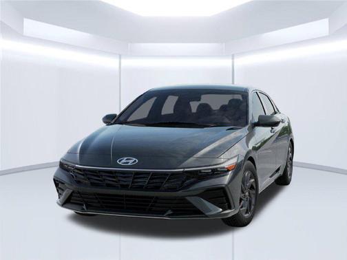 Amazon Gray 2026 Hyundai ELANTRA HEV Blue