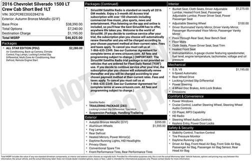 2016 Chevrolet Silverado 1500 1LT