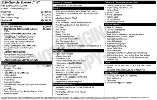 2020 Chevrolet Equinox 1LT