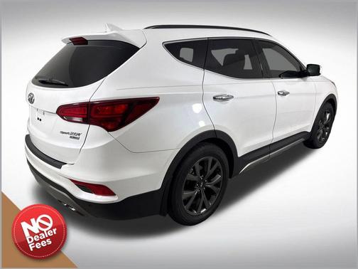 Frost White Pearl 2017 Hyundai Santa Fe Sport 2.0L Turbo Ultimate