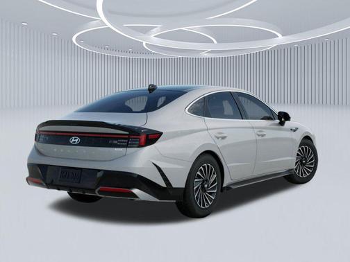 Serenity White 2026 Hyundai SONATA Hybrid Limited