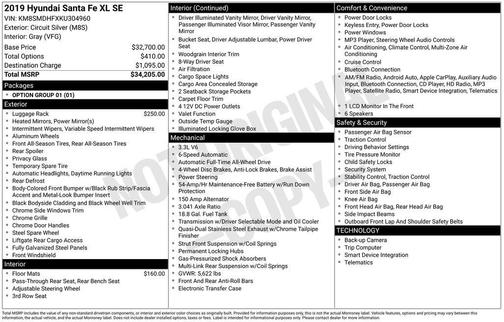 2019 Hyundai Santa Fe XL SE