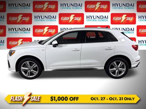 Ibis White 2020 Audi Q3 45 S line Premium