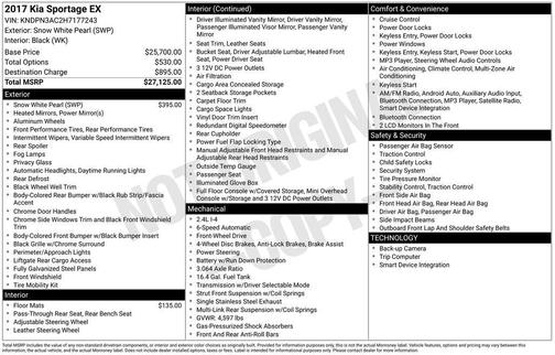 2017 Kia Sportage EX