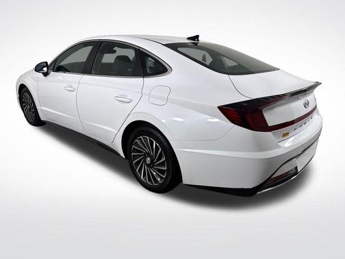 Serenity White 2023 Hyundai SONATA Hybrid SE
