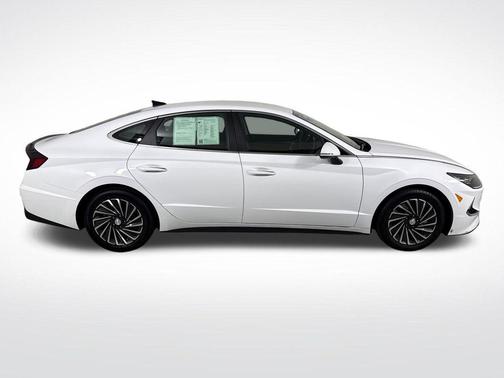 Serenity White 2023 Hyundai SONATA Hybrid SE