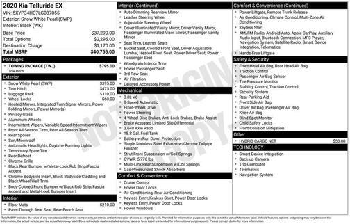 2020 Kia Telluride EX