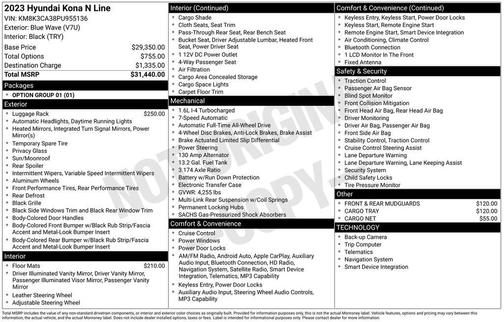 2023 Hyundai KONA N Line