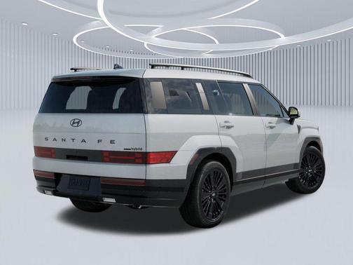 Serenity White 2026 Hyundai SANTA FE HEV Calligraphy