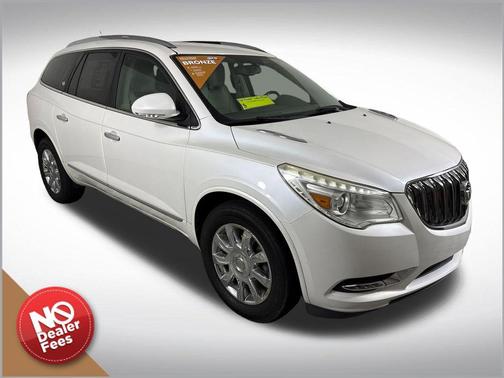 White Frost Tricoat 2017 Buick Enclave Leather