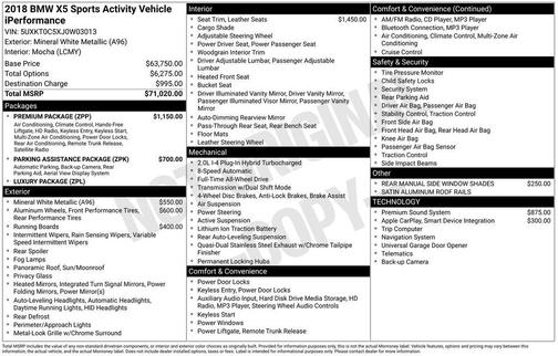2018 BMW X5 eDrive xDrive40e