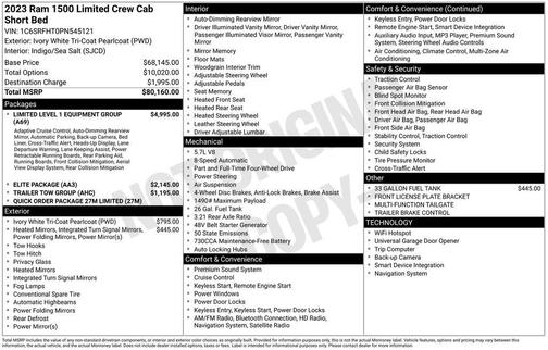 2023 RAM 1500 Limited