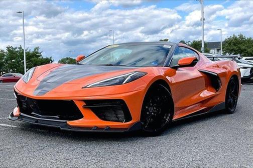 Orange 2022 Chevrolet Corvette Stingray w/1LT