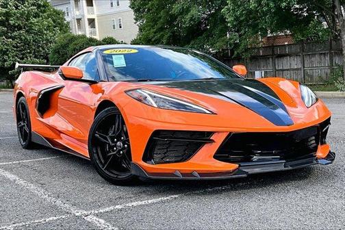 Orange 2022 Chevrolet Corvette Stingray w/1LT
