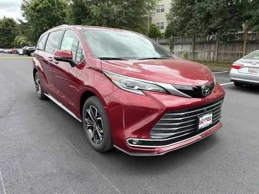 Ruby Flare Pearl 2026 Toyota Sienna Platinum 7 Passenger