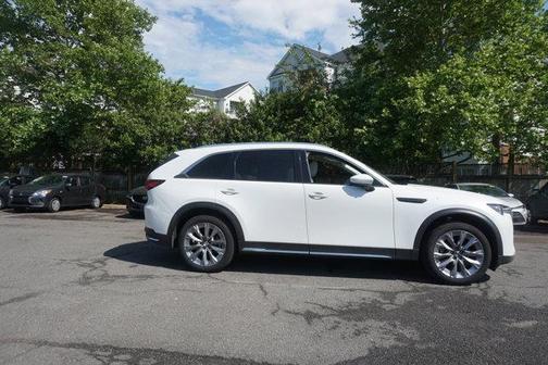 Rhodium White Metallic 2024 Mazda CX-90 Premium