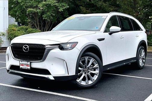 Rhodium White Metallic 2024 Mazda CX-90 Premium