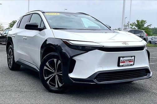 White 2024 Toyota bZ4X XLE