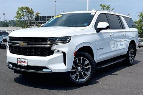 Summit White 2023 Chevrolet Suburban LS