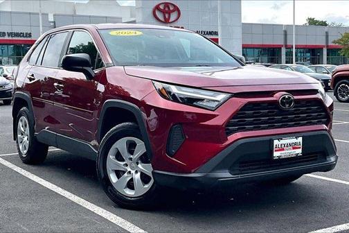Red 2024 Toyota RAV4 LE