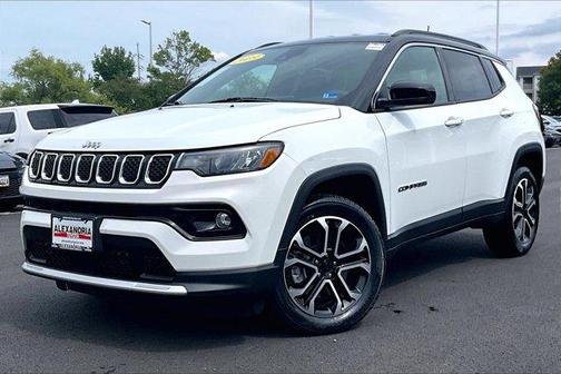 Bright White Clearcoat 2023 Jeep Compass Limited