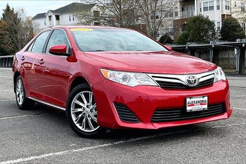 Red 2012 Toyota Camry LE