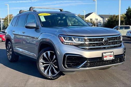 Pyrite Silver Metallic 2022 Volkswagen Atlas 3.6L SEL Premium R-Line