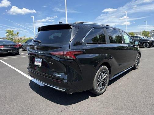 Midnight Black Metallic 2026 Toyota Sienna Platinum 7 Passenger
