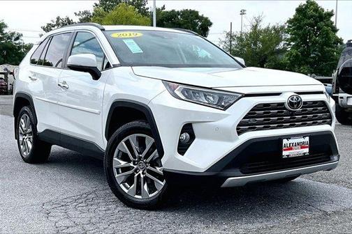 White 2019 Toyota RAV4 Limited