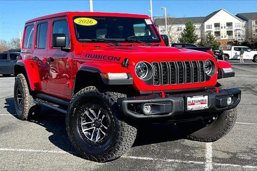 Firecracker Red Clearcoat 2026 Jeep Wrangler Rubicon
