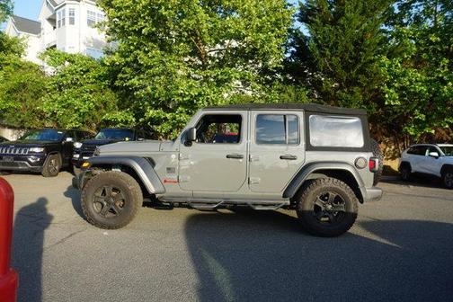 Sting Gray Clearcoat 2018 Jeep Wrangler Unlimited Sport