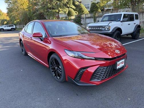 Red 2027 Toyota Camry SE