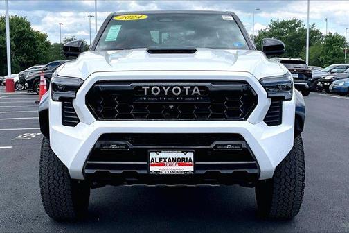 White 2024 Toyota Tacoma Hybrid TRD PRO