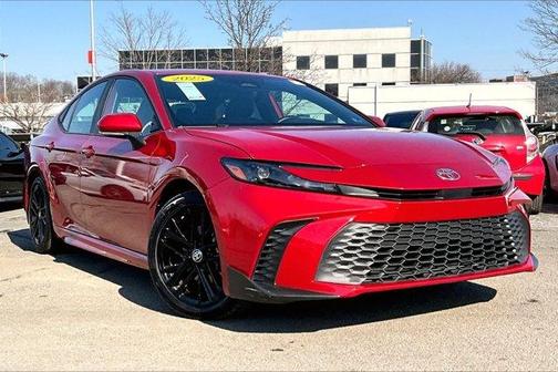 Red 2025 Toyota Camry SE