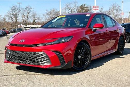 Red 2025 Toyota Camry SE
