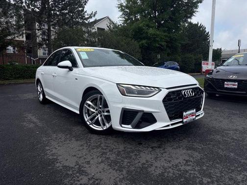Ibis White 2023 Audi A4 45 S line quattro Premium