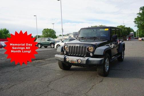 Black Clearcoat 2016 Jeep Wrangler Unlimited Sport