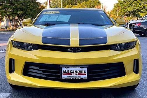 Bright Yellow 2018 Chevrolet Camaro 1LT