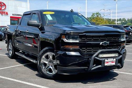 Black 2018 Chevrolet Silverado 1500 Custom
