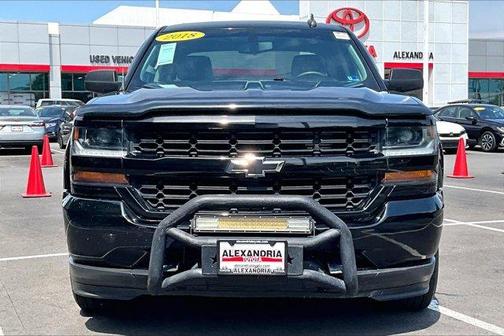 Black 2018 Chevrolet Silverado 1500 Custom