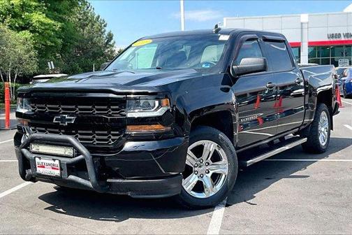 Black 2018 Chevrolet Silverado 1500 Custom