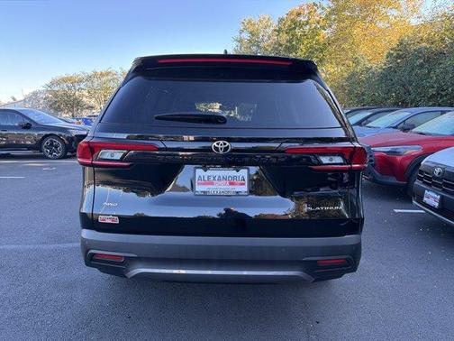 Midnight Black Metallic 2026 Toyota Grand Highlander Platinum