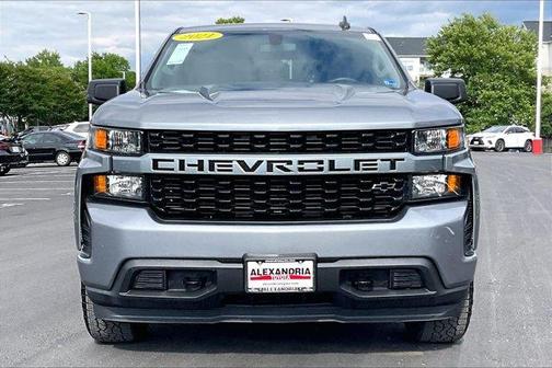 Satin Steel Metallic 2021 Chevrolet Silverado 1500 Custom