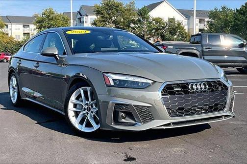 Chronos Gray Metallic 2024 Audi A5 Sportback S line Premium Plus
