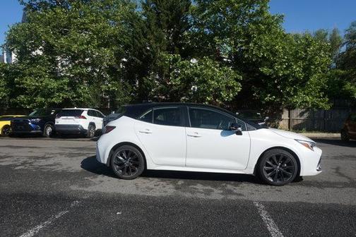 White 2023 Toyota Corolla Hatchback XSE