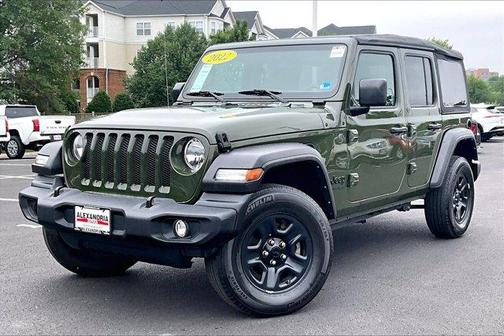 Sarge Green Clearcoat 2022 Jeep Wrangler Unlimited Sport
