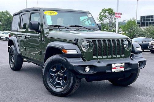 Sarge Green Clearcoat 2022 Jeep Wrangler Unlimited Sport