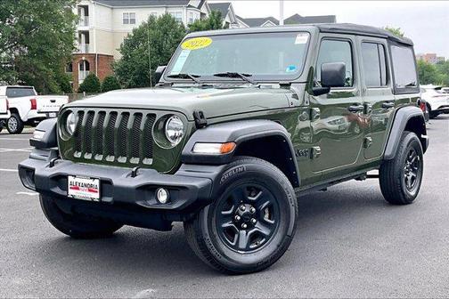 Sarge Green Clearcoat 2022 Jeep Wrangler Unlimited Sport